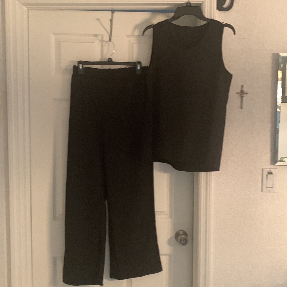 Two piece pants and top to match
